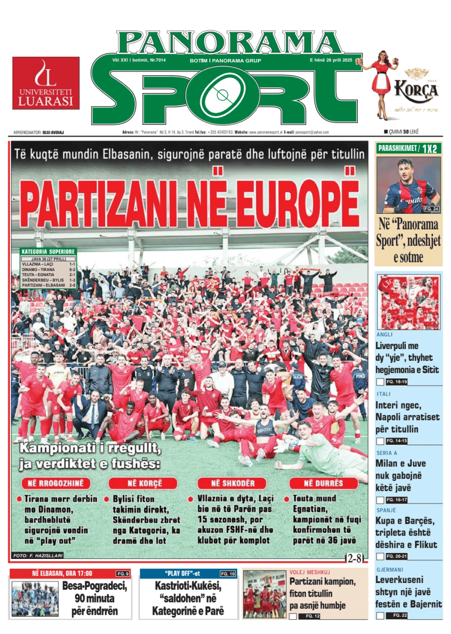 Prima-pagina-Panorama Sport-oggi-edizione-di-oggi-20250428